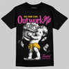 Jordan 4 Comic DopeSkill T-Shirt No One Can Outwork Me Graphic Streetwear - Black