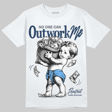 Jordan 13 Flint DopeSkill T-Shirt No One Can Outwork Me Graphic Streetwear - White 