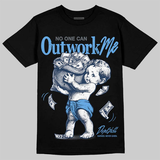 Jordan 13 Flint DopeSkill T-Shirt No One Can Outwork Me Graphic Streetwear - Black