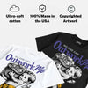 Lakers 4s DopeSkill T-Shirt No One Can Outwork Me Graphic