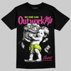 Jordan 7 Tennis Day DopeSkill T-Shirt No One Can Outwork Me Graphic Streetwear - Black