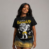 Black Tour Yellow AJ 4 Thunder DopeSkill T-Shirt No One Can Outwork Me Graphic