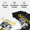 Black Tour Yellow AJ 4 Thunder DopeSkill T-Shirt No One Can Outwork Me Graphic