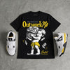 Tour Yellow 4s DopeSkill T-Shirt No One Can Outwork Me Graphic