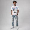 True Blue 3s DopeSkill T-Shirt No One Can Outwork Me Graphic