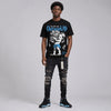 University Blue 14s DopeSkill T-Shirt No One Can Outwork Me Graphic