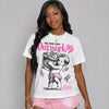 Triple Pink Dunk DopeSkill T-Shirt No One Can Outwork Me Graphic