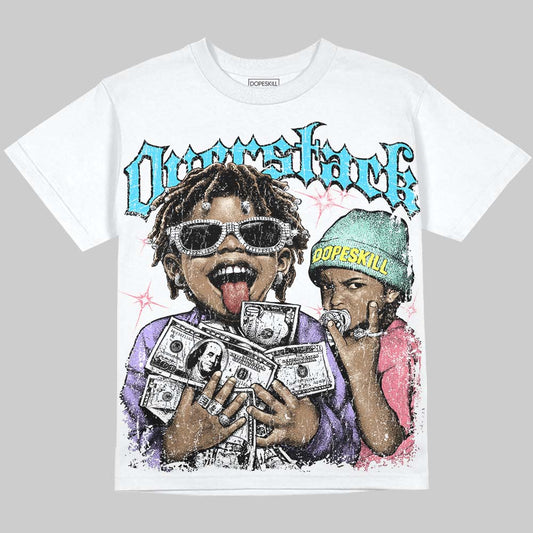 Candy Easter Dunk DopeSkill Oversize Print T-Shirt Overstack Graphic Streetwear - White