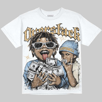Diamond Turf 'Must Be the Money' DopeSkill Oversize Print T-Shirt Overstack Graphic Streetwear - White