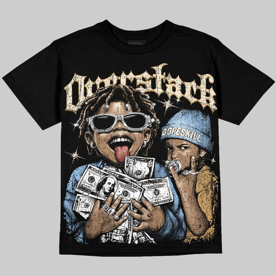 Diamond Turf 'Must Be the Money' DopeSkill Oversize Print T-Shirt Overstack Graphic Streetwear - Black