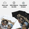 Diamond Turf 'Must Be the Money' DopeSkill Oversize Print T-Shirt Overstack Graphic