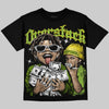 Dunk 'Chlorophyll' DopeSkill Oversize Print T-Shirt Overstack Graphic Streetwear - Black