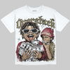 Dunk Dark Team Red Burgundy Crush DopeSkill Oversize Print T-Shirt Overstack Graphic Streetwear - White