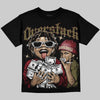 Dunk Dark Team Red Burgundy Crush DopeSkill Oversize Print T-Shirt Overstack Graphic Streetwear - Black