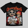 Dunk Gym Red DopeSkill Oversize Print T-Shirt Overstack Graphic Streetwear - Black
