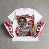 Dunk Gym Red DopeSkill Oversize Print T-Shirt Overstack Graphic