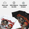 Dunk Gym Red DopeSkill Oversize Print T-Shirt Overstack Graphic