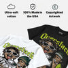 Foamposite One Green Camo DopeSkill Oversize Print T-Shirt Overstack Graphic