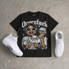 Foamposite One Triple White DopeSkill Oversize Print T-Shirt Overstack Graphic