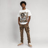 AIR FORCE 1 LINEN DopeSkill Oversize Print T-Shirt Overstack Graphic