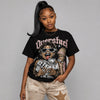 AIR FORCE 1 LINEN DopeSkill Oversize Print T-Shirt Overstack Graphic