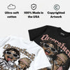 AIR FORCE 1 LINEN DopeSkill Oversize Print T-Shirt Overstack Graphic