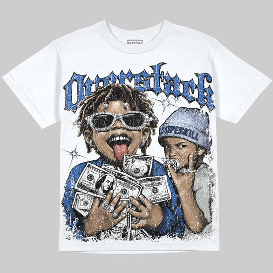 Gel-Nimbus 10.1 “HTTP 404” Blue DopeSkill Oversize Print T-Shirt Overstack Graphic Streetwear - White 