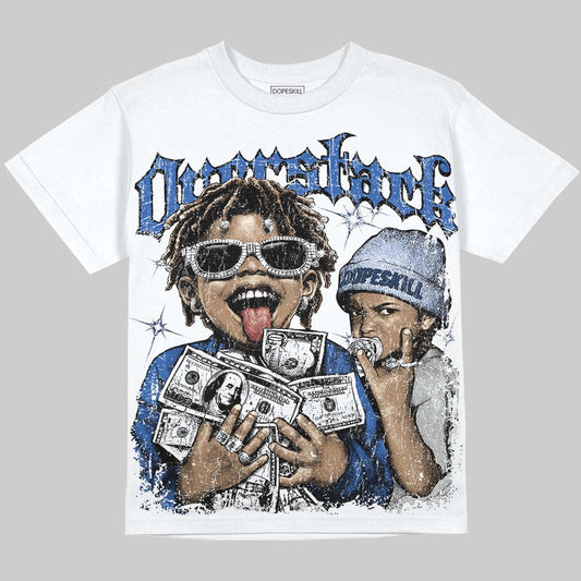 Gel-Nimbus 10.1 “HTTP 404” Blue DopeSkill Oversize Print T-Shirt Overstack Graphic Streetwear - White 