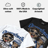 Gel-Nimbus 10.1 “HTTP 404” Blue DopeSkill Oversize Print T-Shirt Overstack Graphic