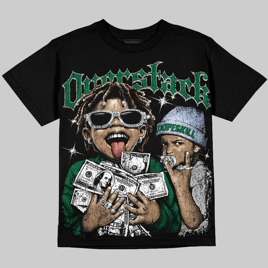 Gel-Nimbus 10.1 “HTTP 404” Green DopeSkill Oversize Print T-Shirt Overstack Graphic Streetwear - Black