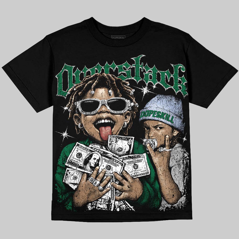 Gel-Nimbus 10.1 “HTTP 404” Green DopeSkill Oversize Print T-Shirt Overstack Graphic Streetwear - Black