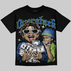Griffey Max 1 Varsity Royal DopeSkill Oversize Print T-Shirt Overstack Graphic Streetwear - Black