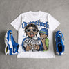 Griffey Max 1 'Varsity Royal' DopeSkill Oversize Print T-Shirt Overstack Graphic