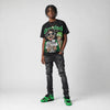 Jumpman Jack “Green Spark” DopeSkill Oversize Print T-Shirt Overstack Graphic