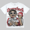 Max 95 Big Bubble “Comet Red” DopeSkill Oversize Print T-Shirt Overstack Graphic Streetwear - White