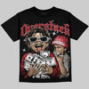 Max 95 Big Bubble “Comet Red” DopeSkill Oversize Print T-Shirt Overstack Graphic Streetwear - Black