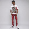 Max 95 Big Bubble “Comet Red” DopeSkill Oversize Print T-Shirt Overstack Graphic