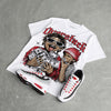 Max 95 Big Bubble “Comet Red” DopeSkill Oversize Print T-Shirt Overstack Graphic