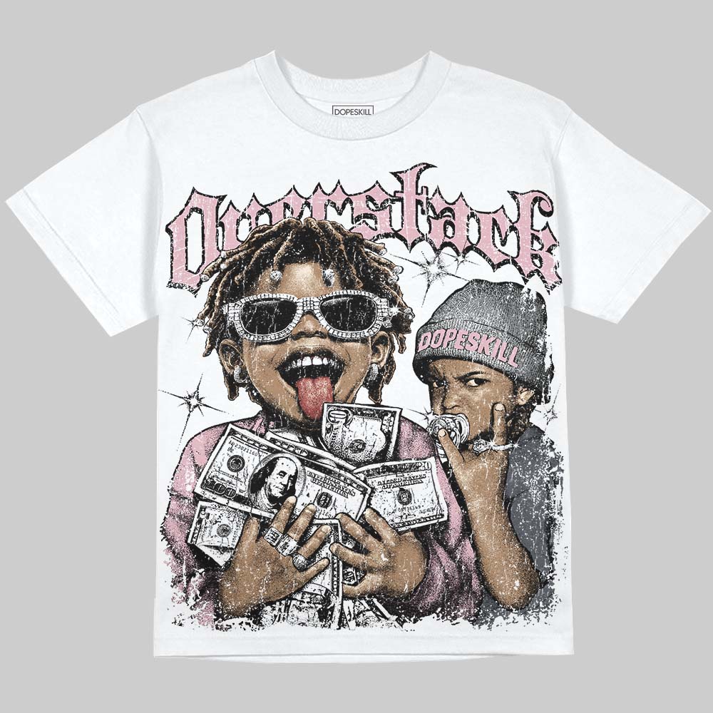 Air Max 95 ‘Pink Foam’ DopeSkill Oversize Print T-Shirt Overstack Graphic Streetwear - White