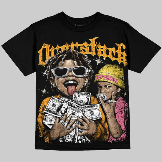 Max 95 Dawn of Light DopeSkill Oversize Print T-Shirt Overstack Graphic Streetwear - Black