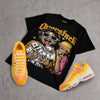 Max 95 'University Gold' DopeSkill Oversize Print T-Shirt Overstack Graphic