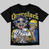 Dunk Vintage Michigan DopeSkill Oversize Print T-Shirt Overstack Graphic Streetwear - Black