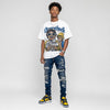 Michigan Dunks DopeSkill Oversize Print T-Shirt Overstack Graphic