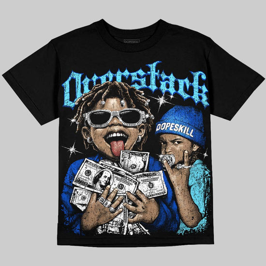 SB Dunk Argon DopeSkill Oversize Print T-Shirt Overstack Graphic Streetwear - Black