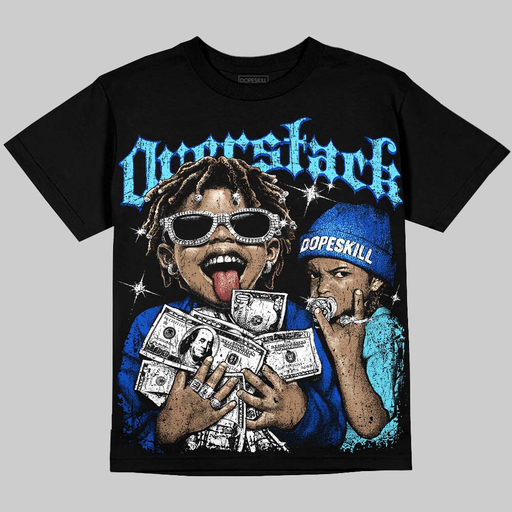 SB Dunk Argon DopeSkill Oversize Print T-Shirt Overstack Graphic Streetwear - Black