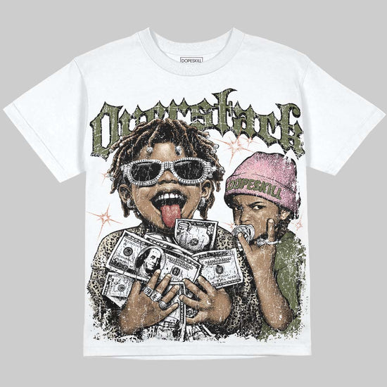 SB Dunk Argon DopeSkill Oversize Print T-Shirt Overstack Graphic Streetwear - White