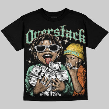 SB Dunk Low Rodeo Tourmaline DopeSkill Oversize Print T-Shirt Overstack Graphic Streetwear - Black