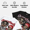 Cherry 11s DopeSkill Oversize Print T-Shirt Overstack Graphic