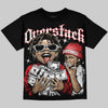 Jordan 13 Chicago DopeSkill Oversize Print T-Shirt Overstack Graphic Streetwear - Black