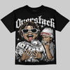 Dunk Panda White Black DopeSkill Oversize Print T-Shirt Overstack Graphic Streetwear - Black